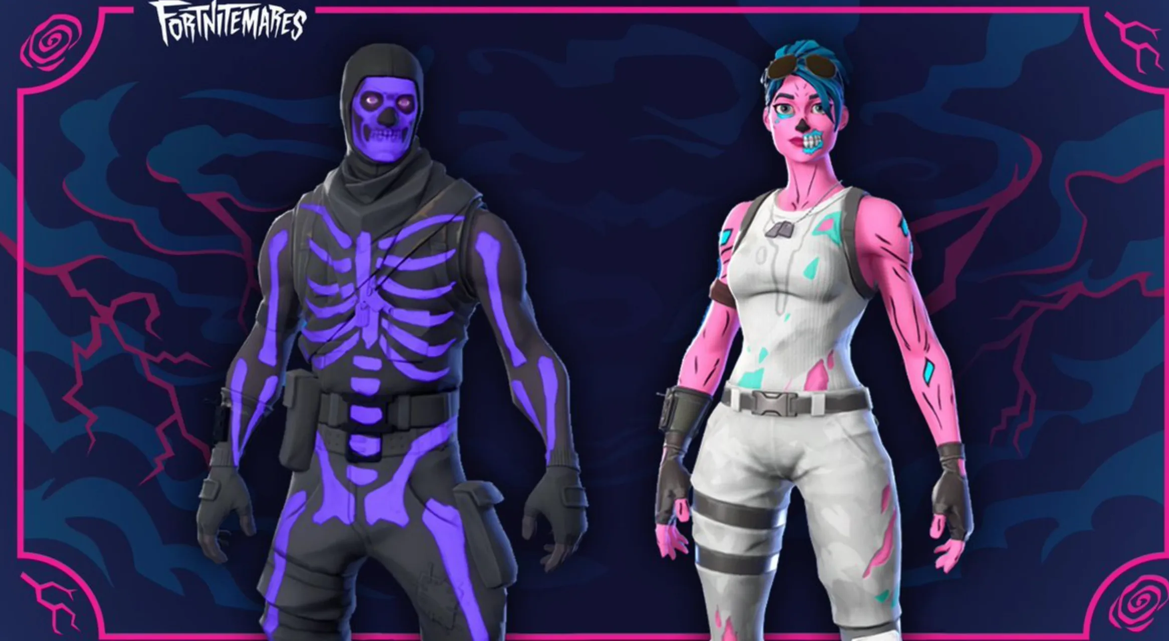 OG Ghoul Trooper and purple skull trooper